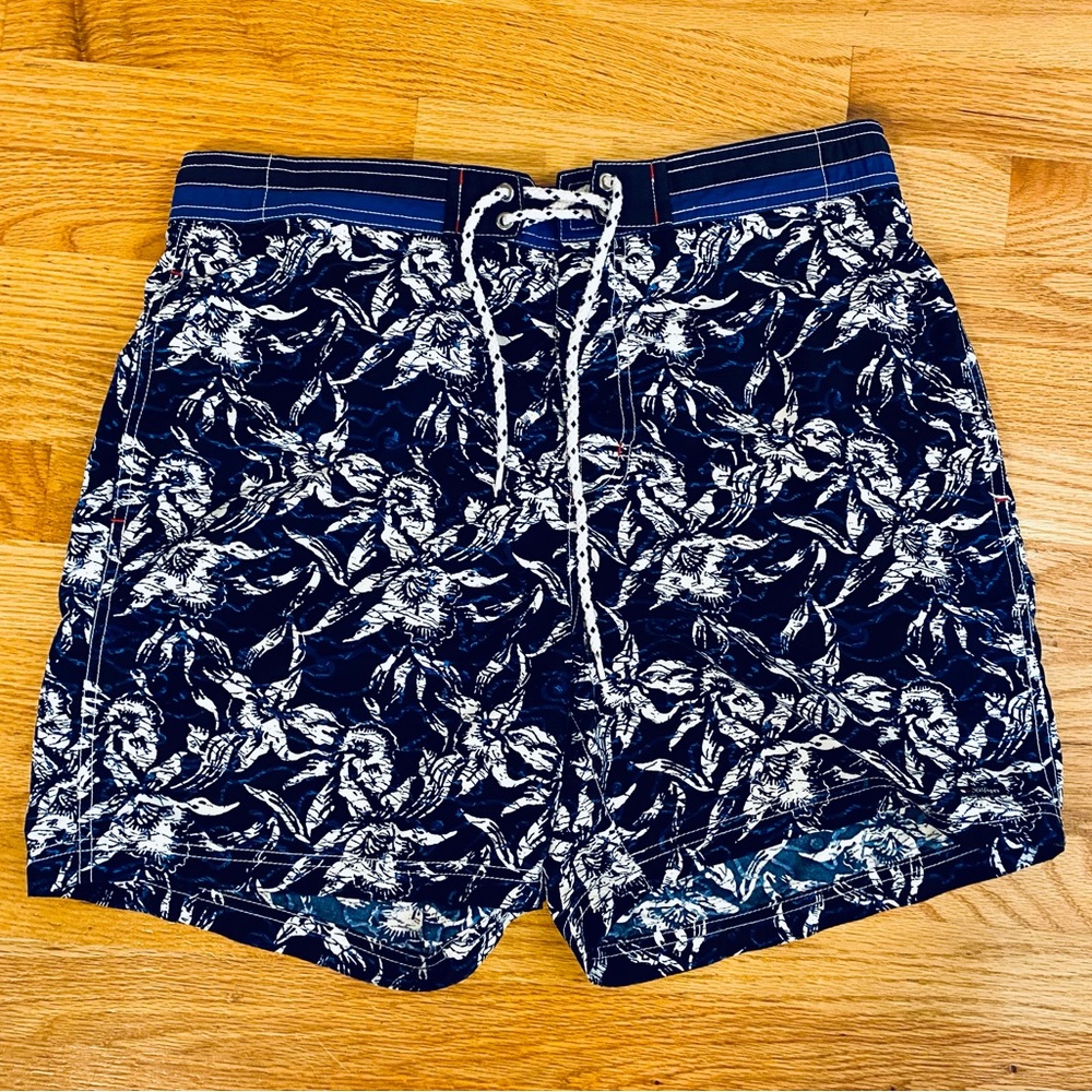 Tommy Hilfiger Tropical Print Swim Trunks